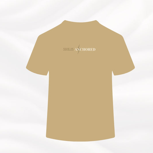 SHE IS ANCHORED Oversized Tee (Taupe Edition)