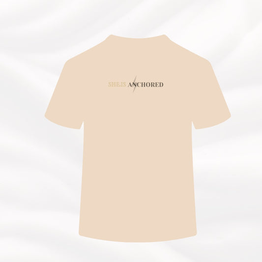 SHE IS ANCHORED Oversized Tee (Plum Edition)